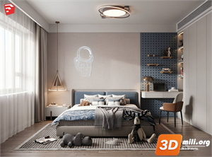 Children Room Scenes Skp FIles 